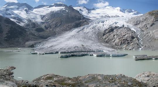 Gauli Glacier, 2007<br />Picture: R. Straub