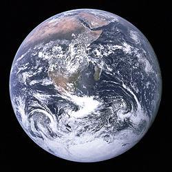 Die Erde von Apollo 17 aus gesehen (1972)