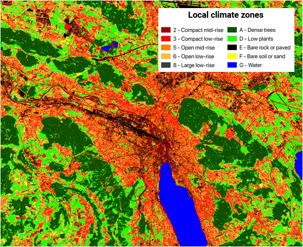 General climate zones - meteoblue