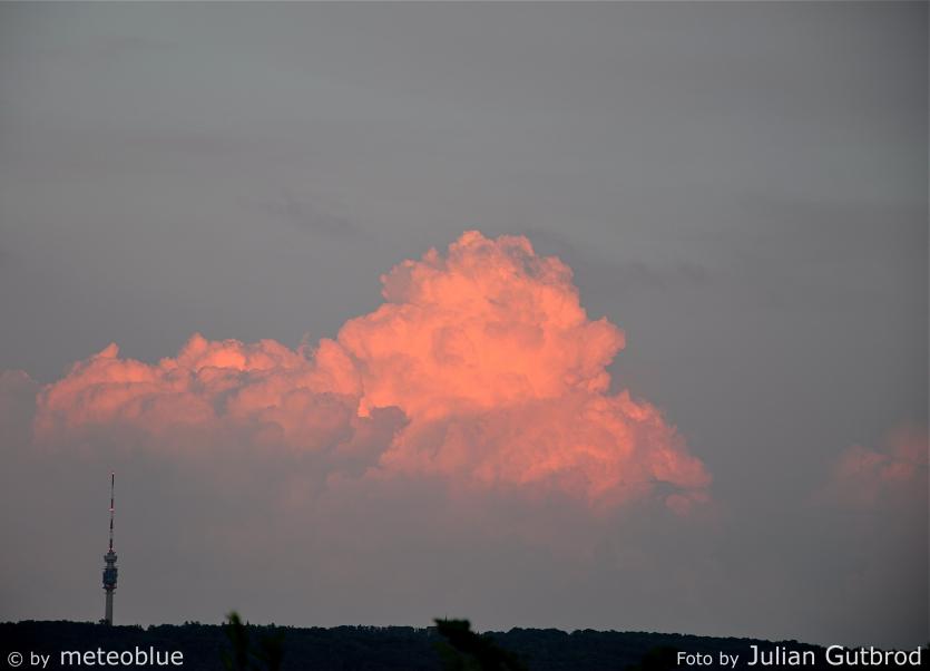 Cumulonimbus cloud in formation